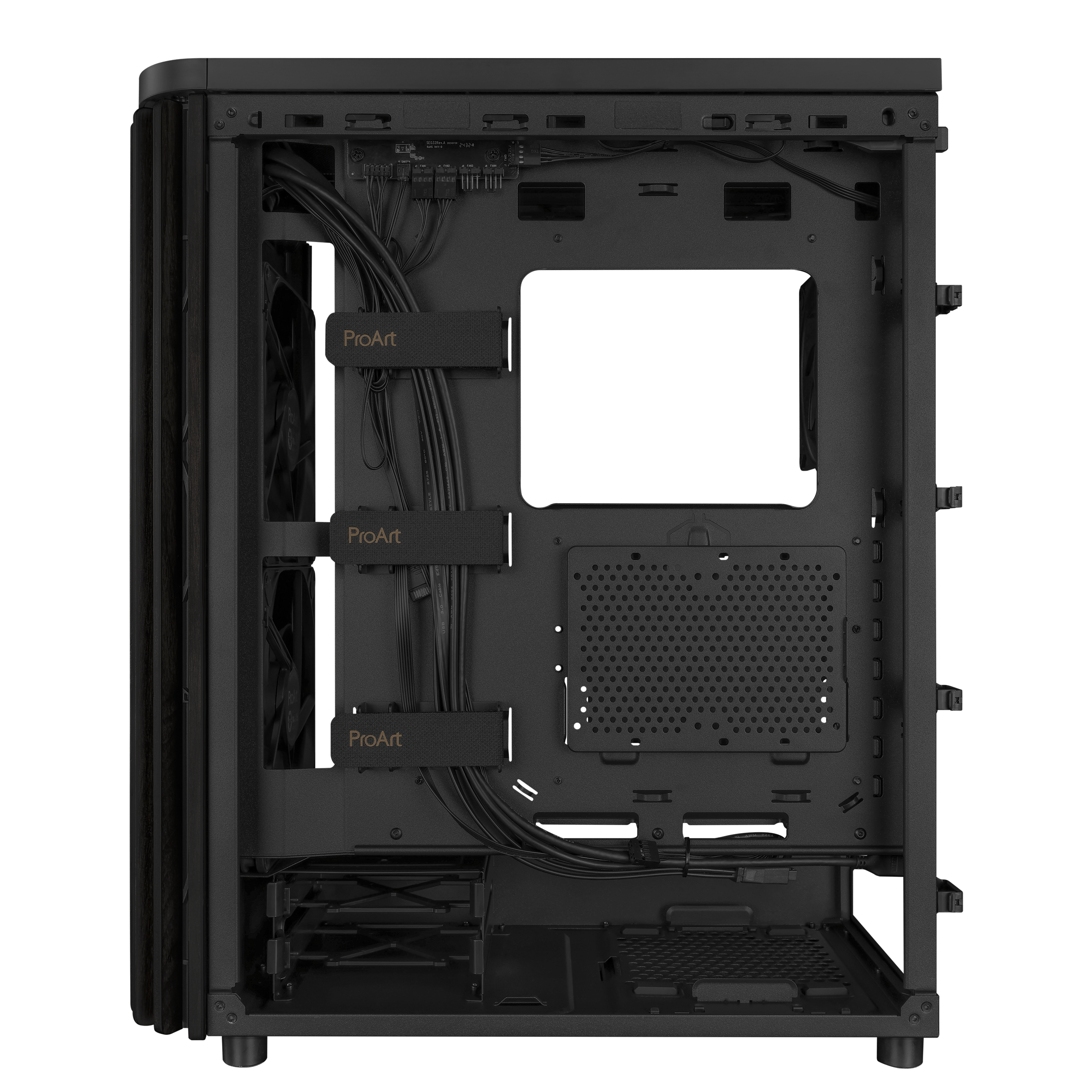 ASUS ProArt PA401 Wood TG PWM (Black) Tower Zwart - Afbeelding 13