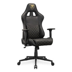 COUGAR CGR-AO2-GLB Universele gamestoel Gecapitonneerde zitting Zwart, Goud - Afbeelding 8