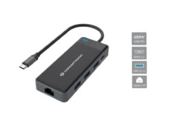 Conceptronic DONN14G laptop dock & poortreplicator Bedraad USB 3.2 Gen 1 (3.1 Gen 1) Type-C Grijs