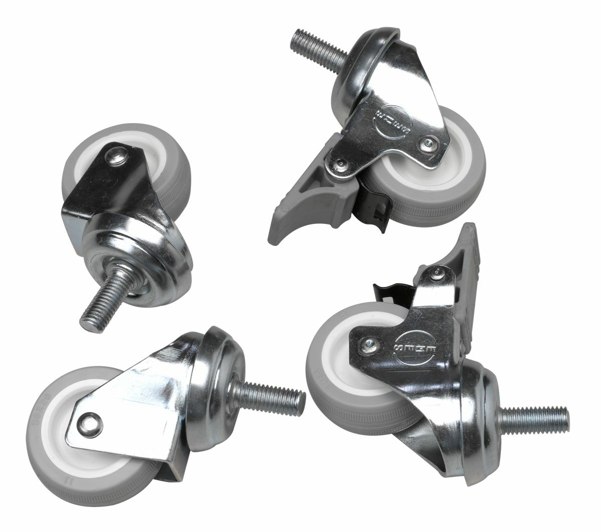 Equip EZW-1 rack-toebehoren Zwenkwielen