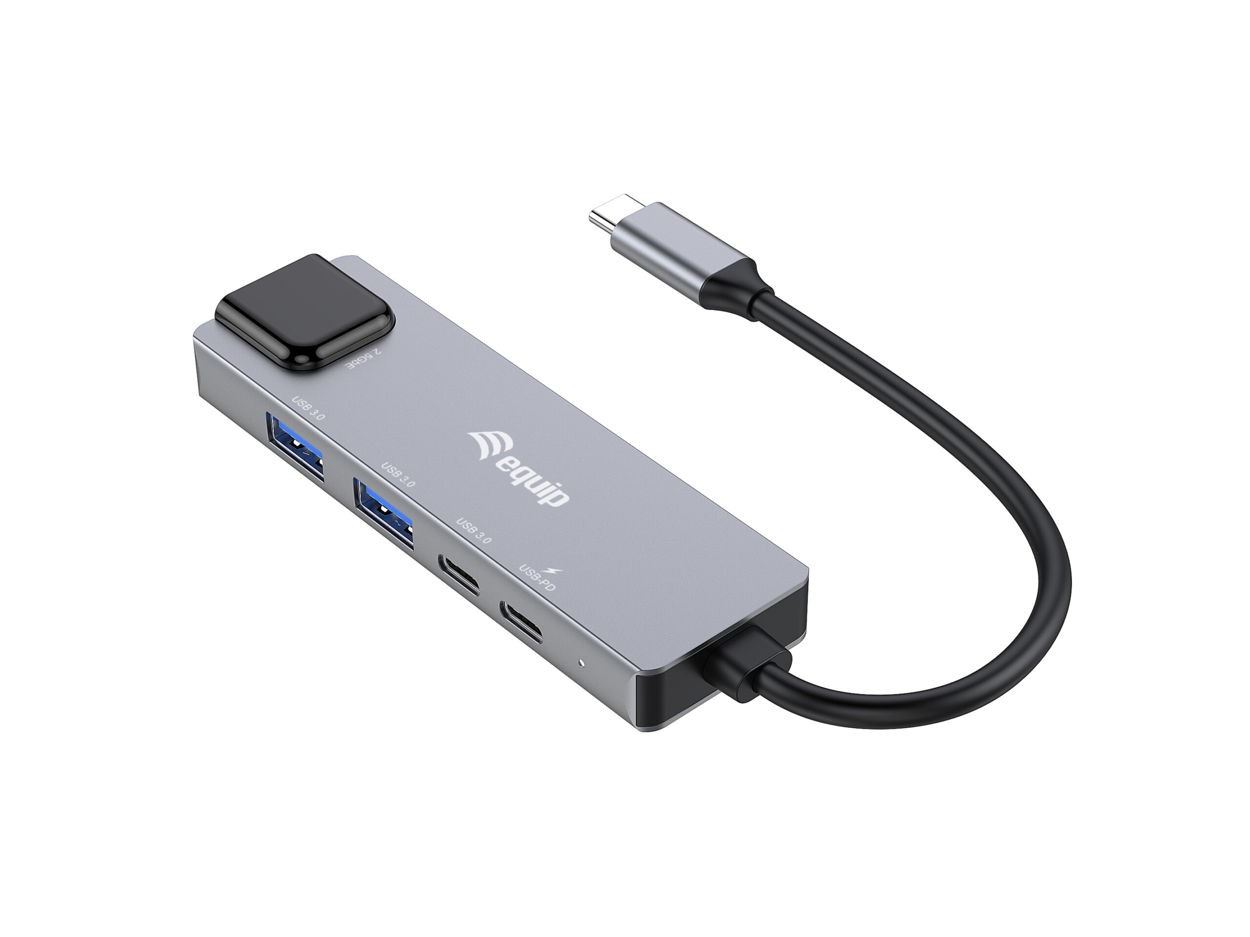 Equip 133496 5 in 1 multifunctionele adapter, 2,5GbE, USB-A x 2, USB-C x 1, USB-C , 100W USB PD - Afbeelding 4