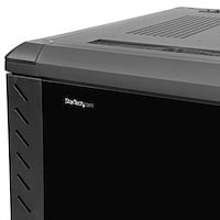 StarTech.com 4 Post 22U Netwerkkast, Vergrendelbare 19" Patchkast voor Computer / AV / IT / Data Apparatuur, Server Rack voor Bureau/Thuis met Wielen & Verstelbare Montagerails - Afbeelding 6