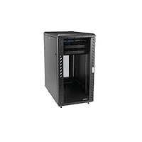 StarTech.com 4 Post 22U Netwerkkast, Vergrendelbare 19" Patchkast voor Computer / AV / IT / Data Apparatuur, Server Rack voor Bureau/Thuis met Wielen & Verstelbare Montagerails - Afbeelding 7