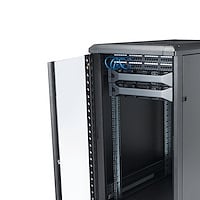 StarTech.com 4 Post 22U Netwerkkast, Vergrendelbare 19" Patchkast voor Computer / AV / IT / Data Apparatuur, Server Rack voor Bureau/Thuis met Wielen & Verstelbare Montagerails - Afbeelding 9
