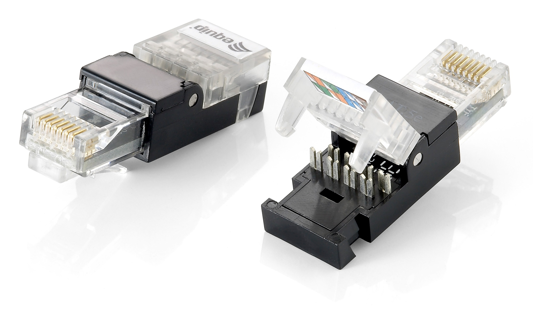 Equip 121165 kabel-connector RJ-45 Zwart, Transparant - Afbeelding 2