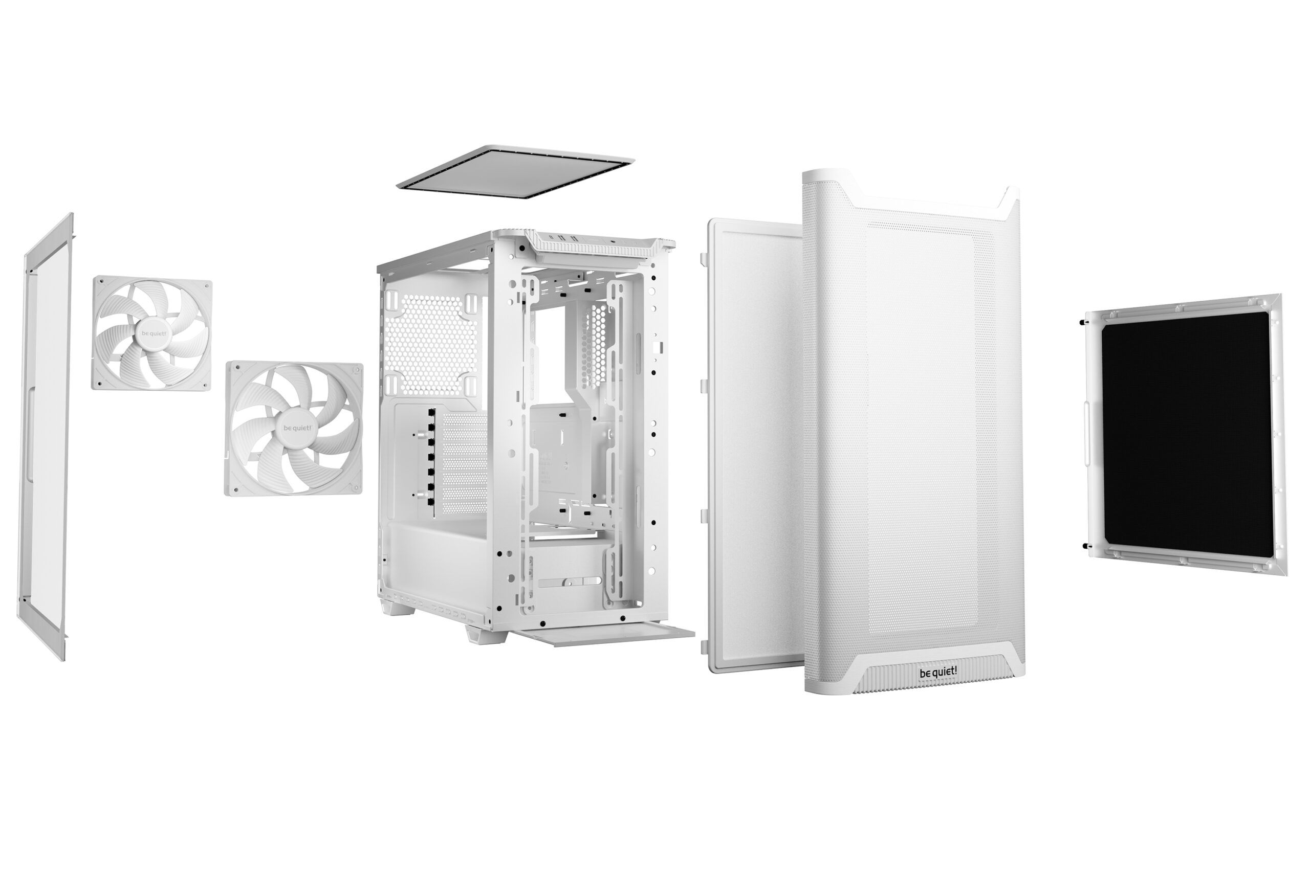 be quiet! PURE BASE 501 Airflow Window White Midi Tower Wit - Afbeelding 5