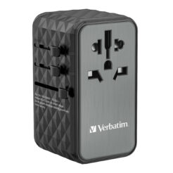 Verbatim UTA-06 100W GaN III universele reisadapter Met 2 x USB-C PD & QC 4+ & 2 x USB-A QC 3.0 poorten - Afbeelding 9