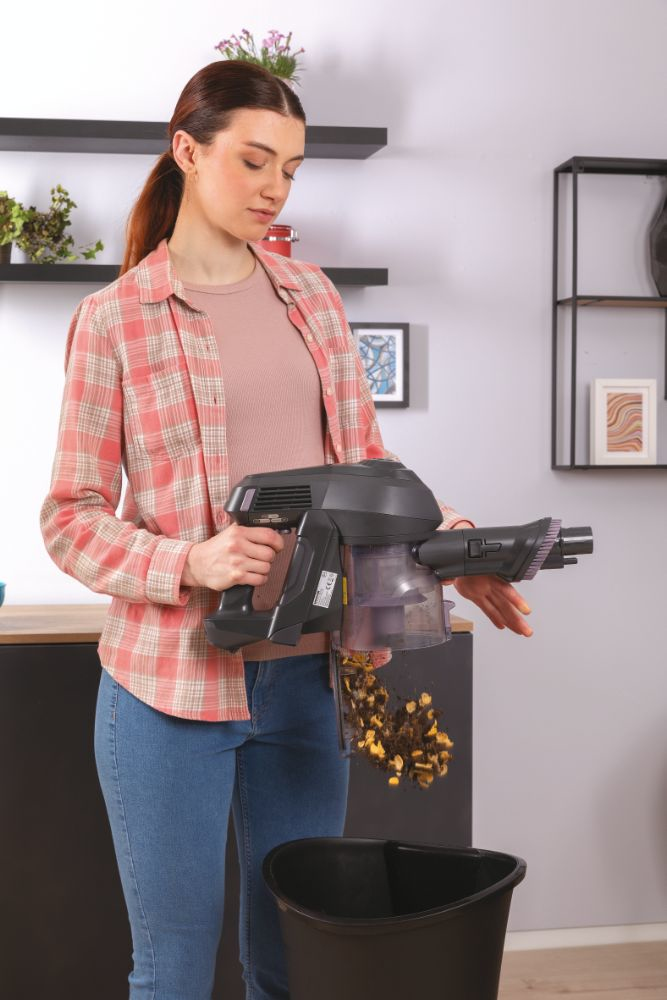 Hoover HF1 HF103X 011 Steelstofzuiger Batterij/Accu Droog Zakloos 0,9 l 170 W Titanium - Afbeelding 33