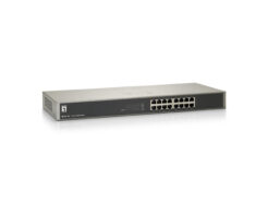 LevelOne GSW-1657 netwerk-switch Unmanaged Gigabit Ethernet (10/100/1000) Zwart, Grijs