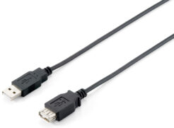 Equip 128851 USB 2.0 Type A Verlengkabel Male naar Female, 3.0m , Zwart - Afbeelding 2
