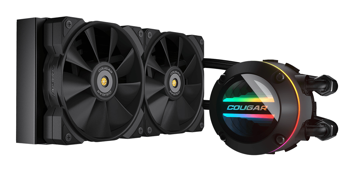 COUGAR Gaming POSEIDON-GT 240 Computer behuizing Alles-in-één vloeistofkoeler 12 cm Zwart 1 stuk(s) - Afbeelding 3
