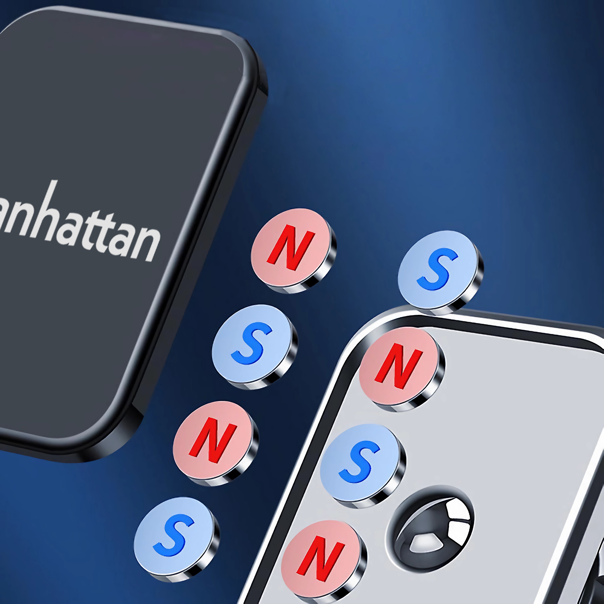 Manhattan 462525 houder Passieve houder Mobiele telefoon/Smartphone Zwart, Zilver - Afbeelding 8