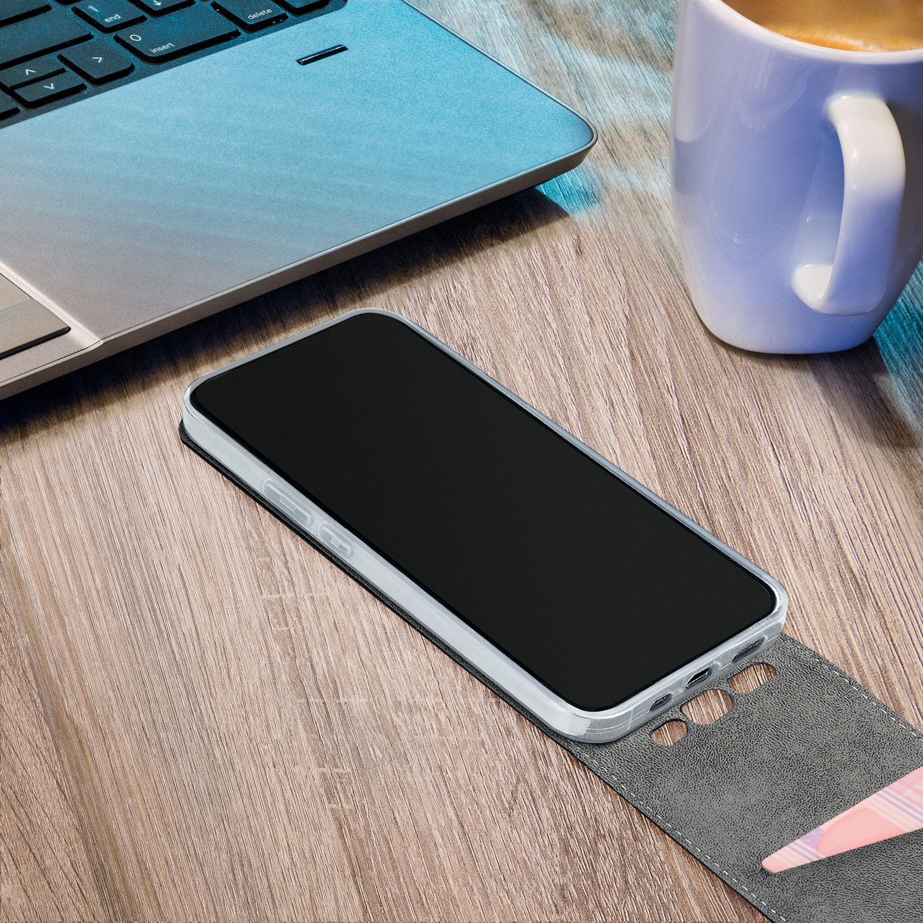 Mobilize Classic Gelly Flip Case Apple iPhone 6/6S/7/8/SE (2020/2022) Black - Afbeelding 7