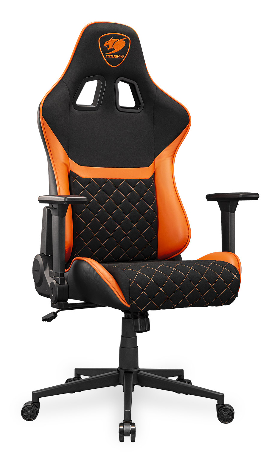 COUGAR CGR-A2F Universele gamestoel Gestoffeerde gevoerde zitting Zwart, Oranje - Afbeelding 8