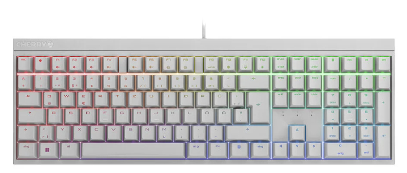 CHERRY MX 2.0S toetsenbord Gamen USB QWERTZ Duits Wit - Afbeelding 2