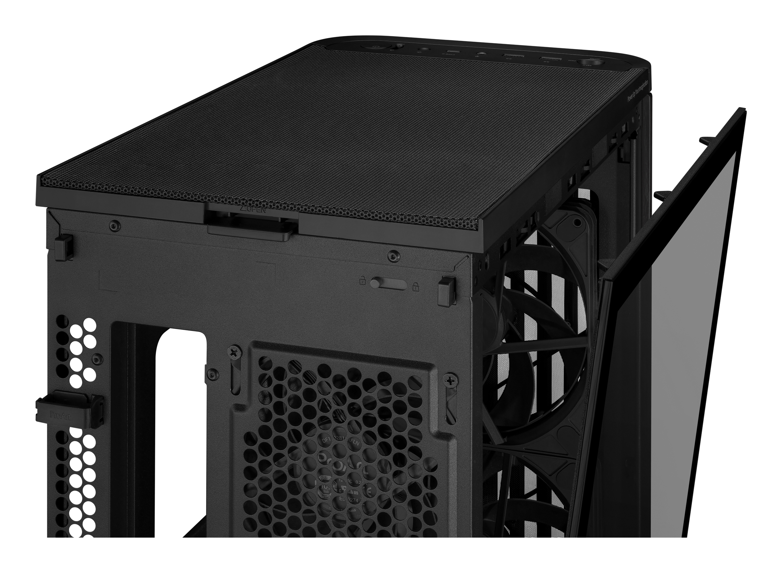 ASUS ProArt PA401 Wood TG PWM (Black) Tower Zwart - Afbeelding 16