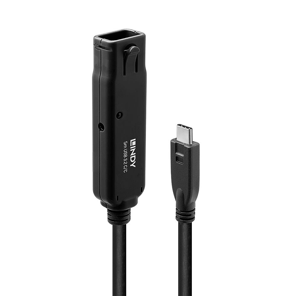 Lindy 43405 USB-kabel USB 3.2 Gen 2 (3.1 Gen 2) 5 m USB C 10 Gbit/s Zwart - Afbeelding 2