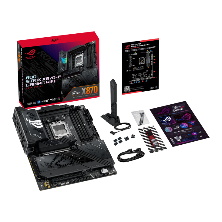 ASUS ROG STRIX X870-F GAMING WIFI AMD X870 Socket AM5 ATX - Afbeelding 12