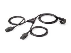 Equip 112220 electriciteitssnoer 1,8 m CEE 7/7 2 x C13 stekker - Afbeelding 2