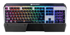 COUGAR Gaming 37ATRM1MB.1021 toetsenbord Gamen USB QWERTY Engels Aluminium, Zwart