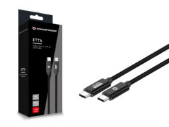 Conceptronic ETTA02B12 USB-kabel USB 3.2 Gen 2 (3.1 Gen 2) 1,2 m USB C 20 Gbit/s 100 W Zwart - Afbeelding 4