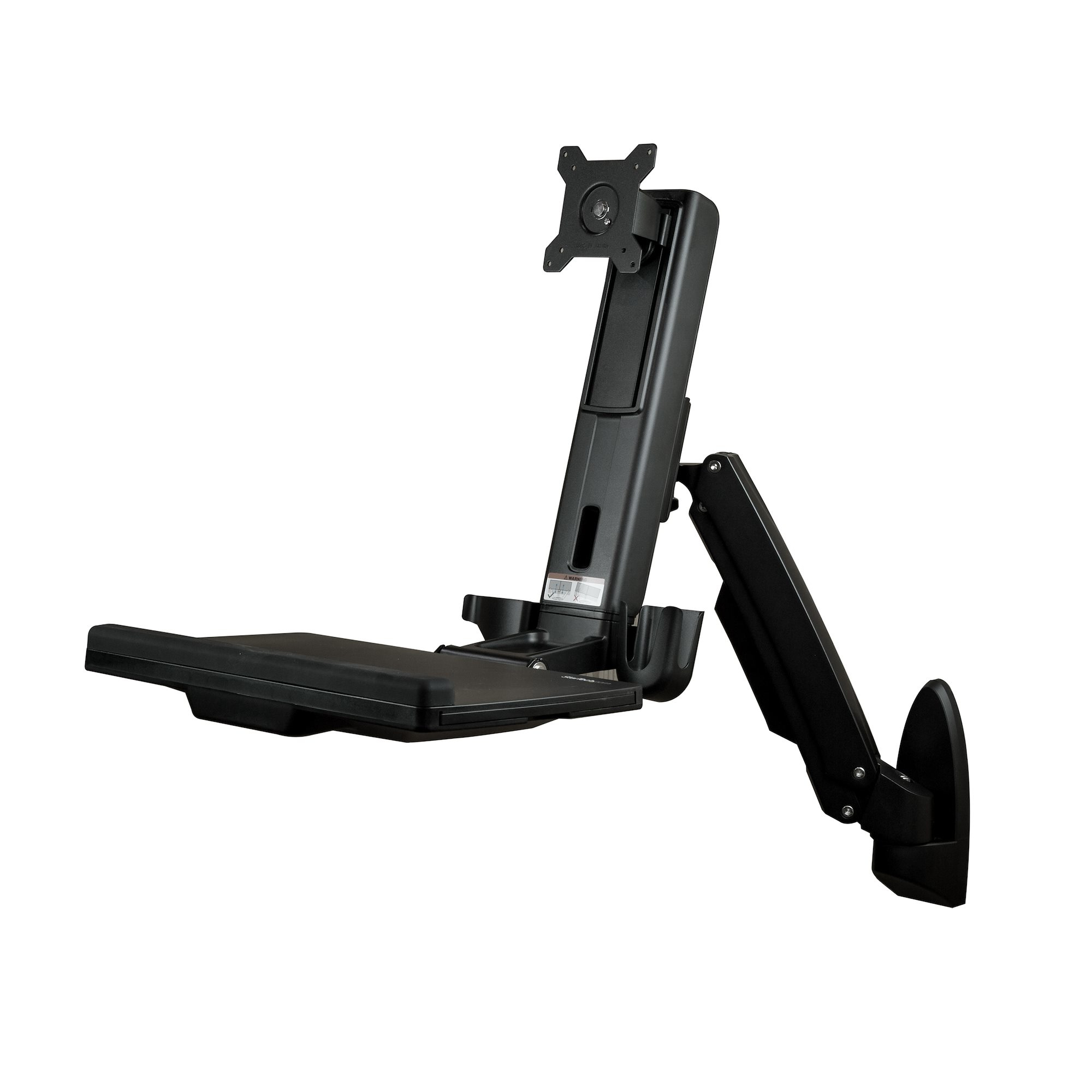 StarTech.com Wand monteerbaar zit-sta bureau werkplek één monitor - Afbeelding 3