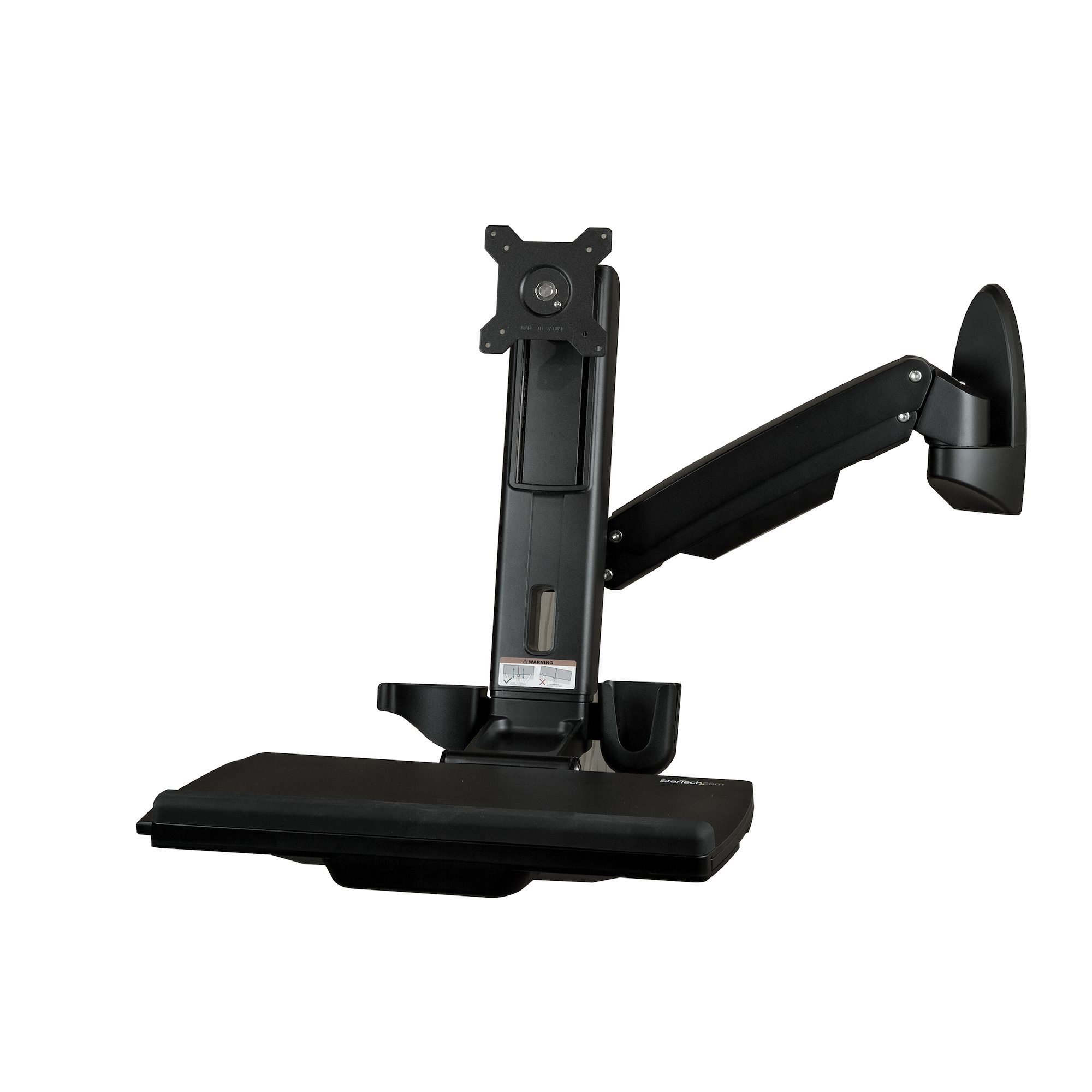 StarTech.com Wand monteerbaar zit-sta bureau werkplek één monitor - Afbeelding 6