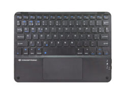 Conceptronic TOBIN01BES toetsenbord Universeel Bluetooth QWERTY Spaans Zwart