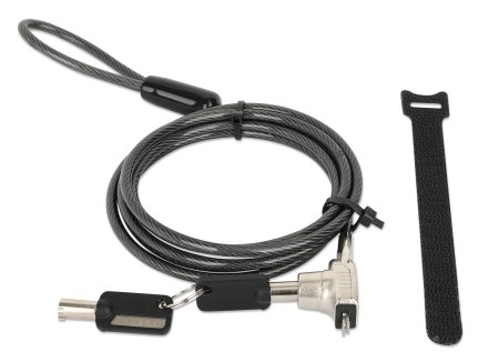 Manhattan 440486 kabelslot Zwart, Doorschijnend 1,8 m - Afbeelding 4