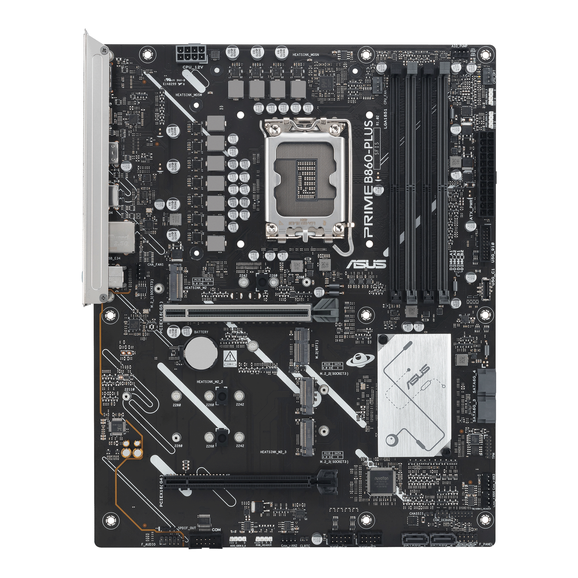 ASUS PRIME B860-PLUS-CSM Intel B860 LGA 1851 (Socket V1) ATX - Afbeelding 10
