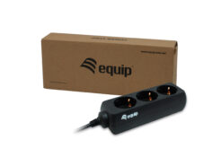 Equip 333280 power uitbreiding 1,1 m 3 AC-uitgang(en) Zwart - Afbeelding 3