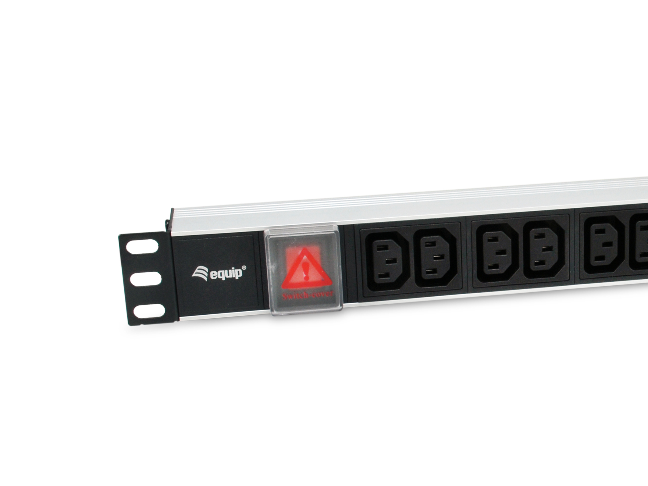 Equip 333318 energiedistributie 12 AC-uitgang(en) 1U Zwart, Zilver - Afbeelding 3
