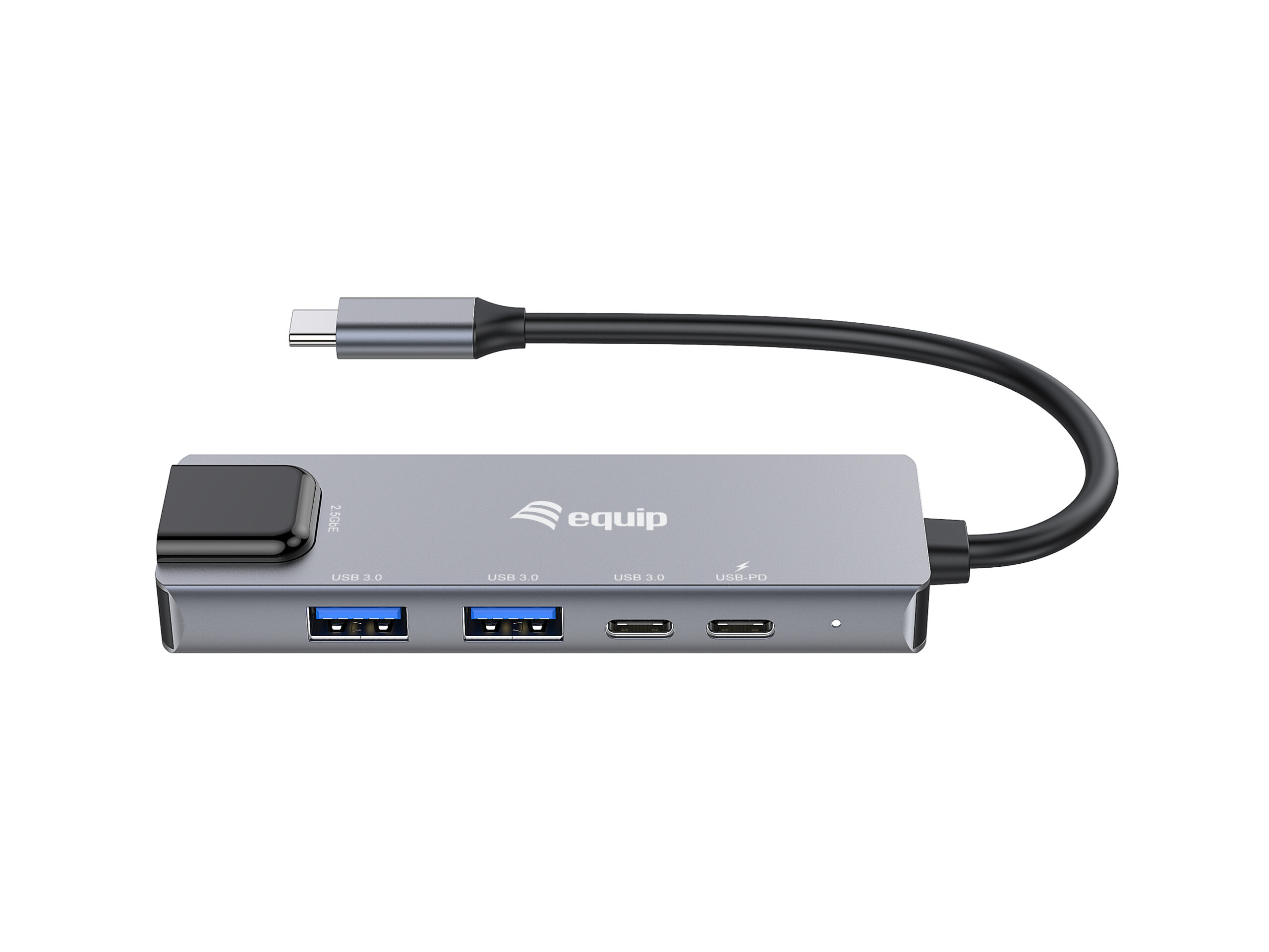 Equip 133496 5 in 1 multifunctionele adapter, 2,5GbE, USB-A x 2, USB-C x 1, USB-C , 100W USB PD - Afbeelding 6