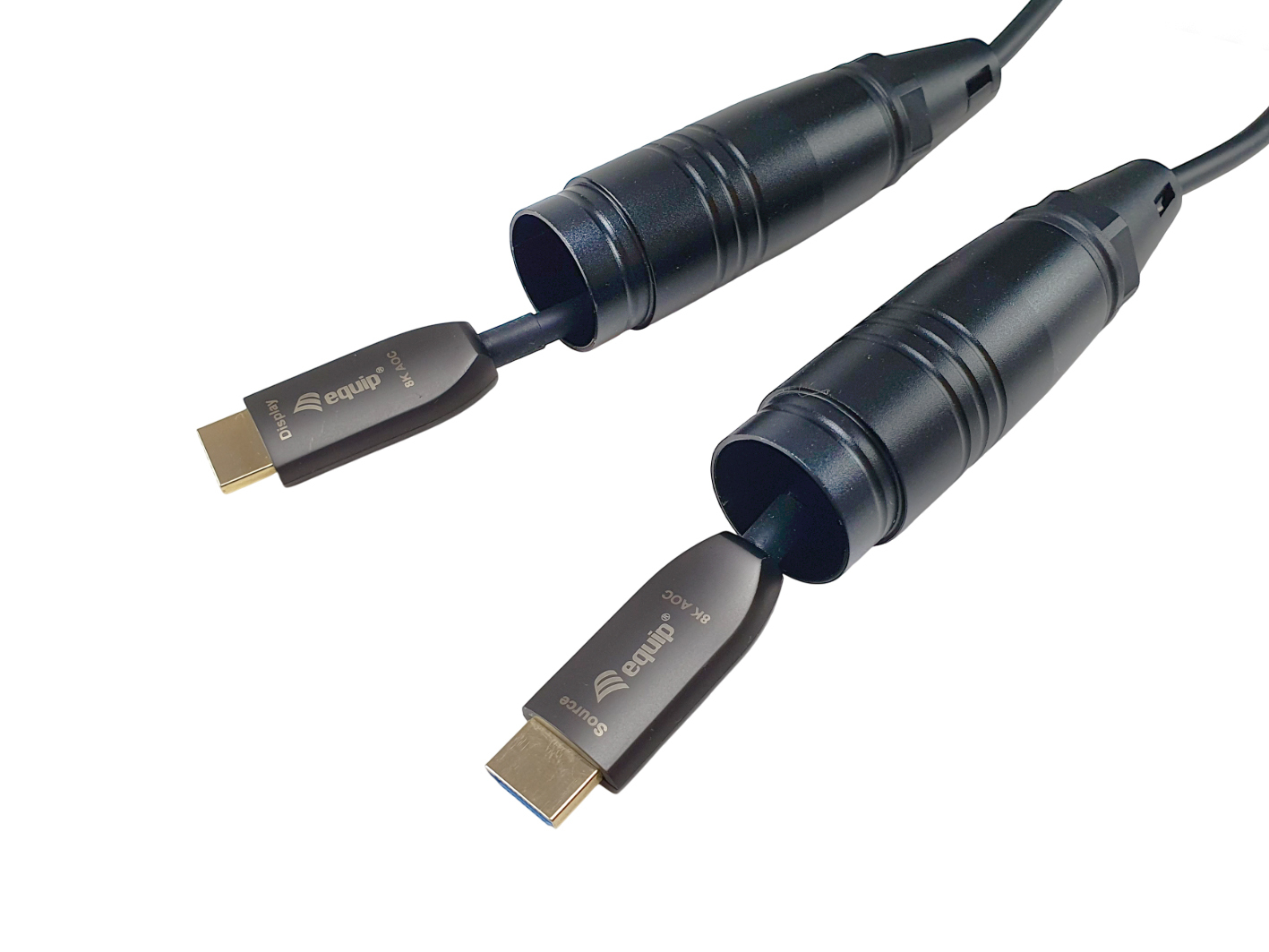 Equip 119421 HDMI 2.1 Active Optic Armored kabel, 25 m, 8K/60Hz, 4K/120Hz, 48Gbps - Afbeelding 7
