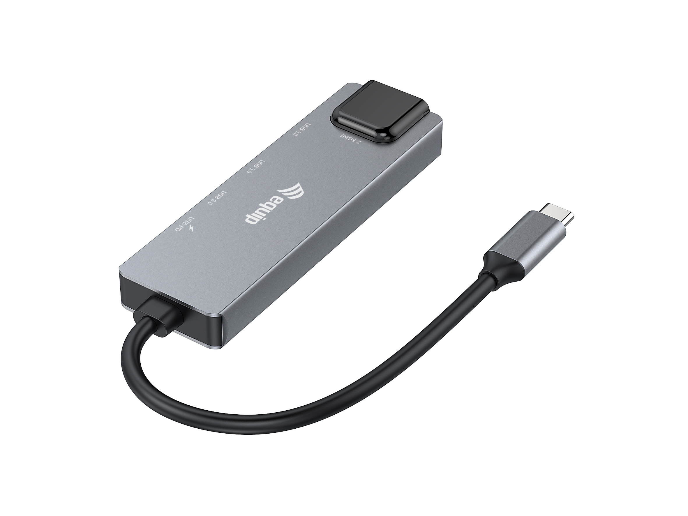 Equip 133496 5 in 1 multifunctionele adapter, 2,5GbE, USB-A x 2, USB-C x 1, USB-C , 100W USB PD - Afbeelding 3