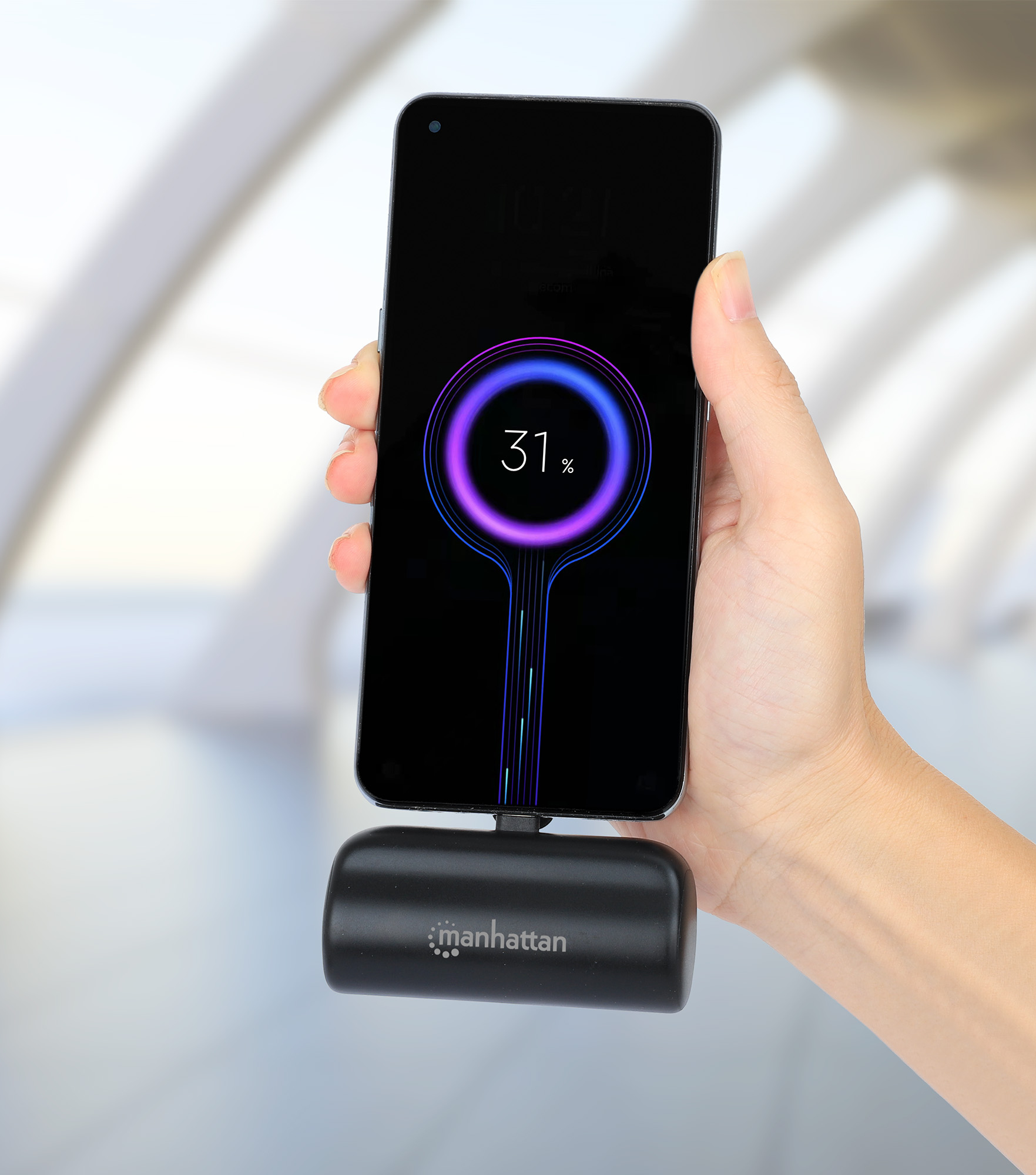 Manhattan 102636 powerbank Lithium-Ion (Li-Ion) 5000 mAh Zwart - Afbeelding 9