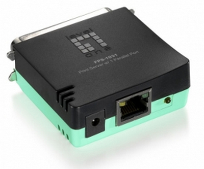 LevelOne FPS-1031 print server Ethernet LAN Zwart, Groen - Afbeelding 2