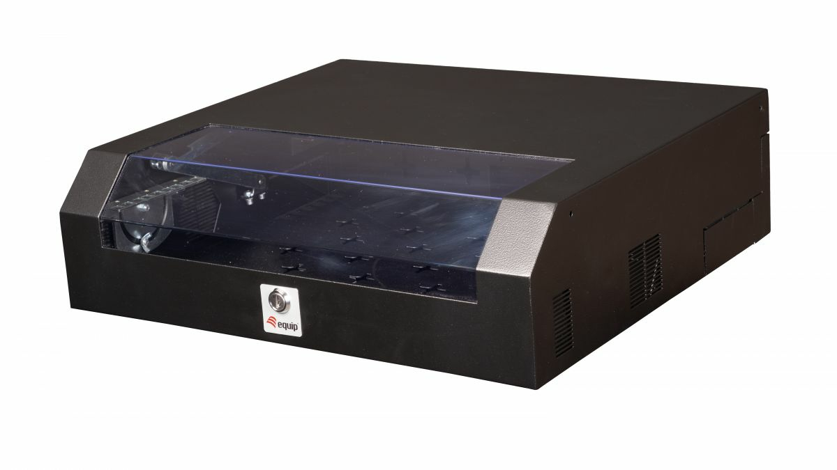 Equip ESF-05-B rack 2U/3U Wandrek Zwart