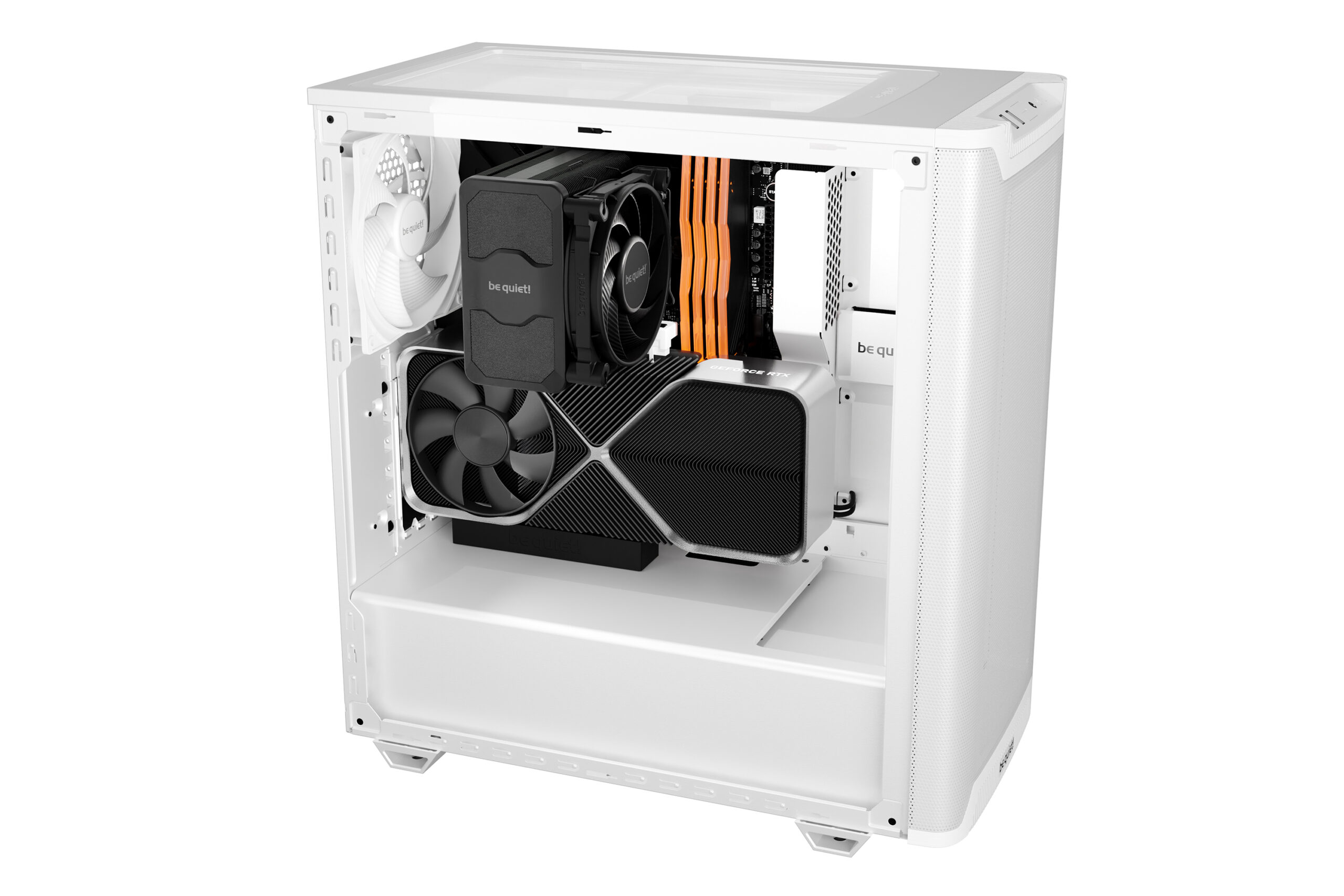 be quiet! PURE BASE 501 Airflow Window White Midi Tower Wit - Afbeelding 6