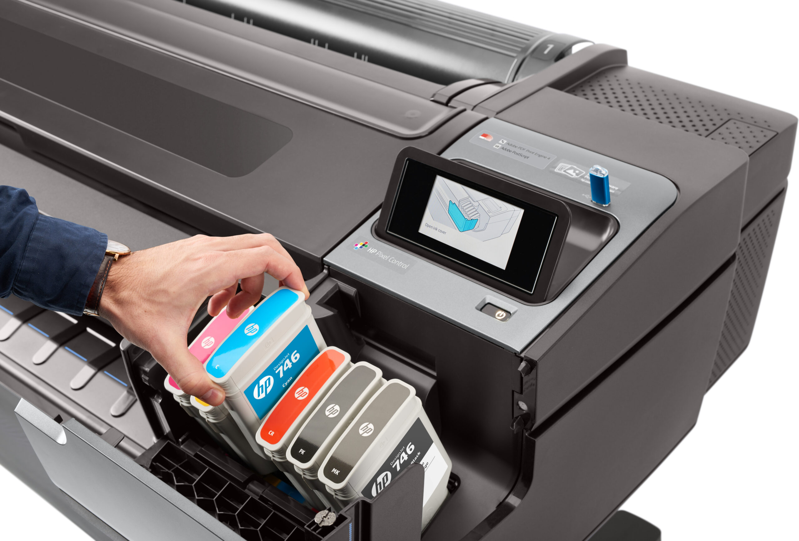 HP Designjet Z6dr 44-inch PostScript-printer met V-snijmes - Afbeelding 20