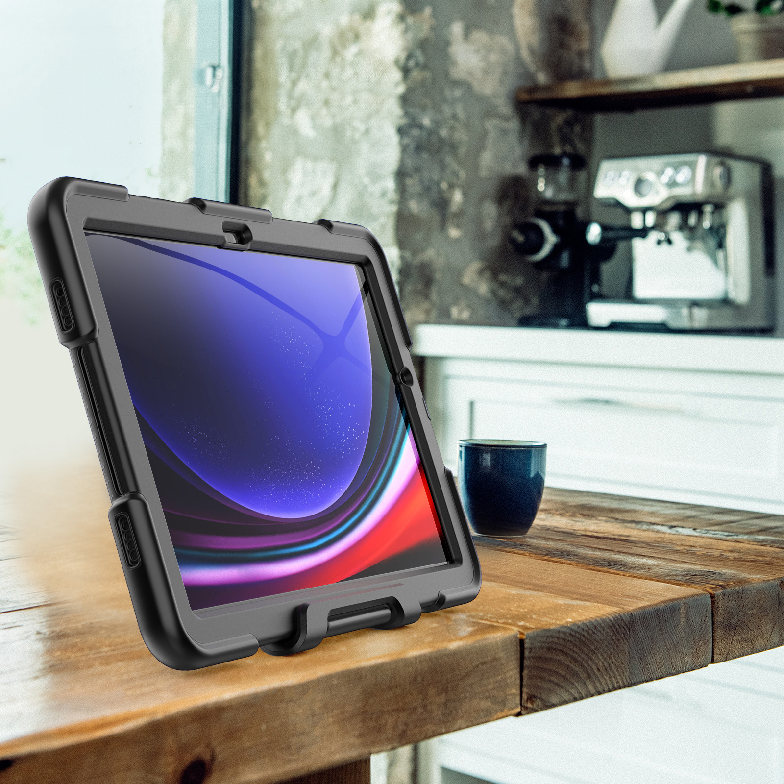 Xccess Survivor Essential Case Samsung Galaxy Tab A9+ 11 Black - Afbeelding 2