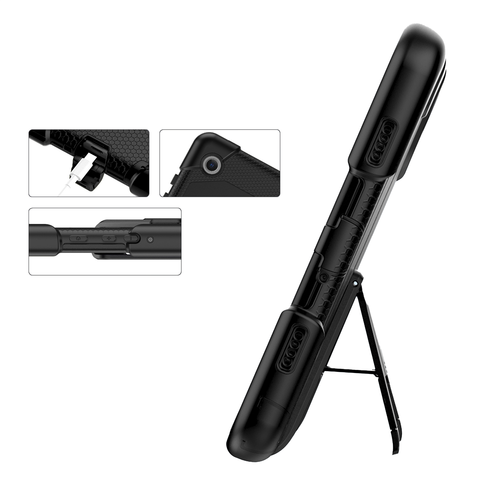 Xccess Survivor Essential Case Samsung Galaxy Tab A9+ 11 Black - Afbeelding 4