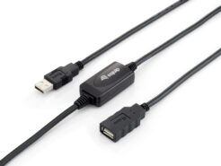 Equip 133310 USB-kabel USB 2.0 10 m USB A 0,48 Gbit/s Zwart - Afbeelding 2