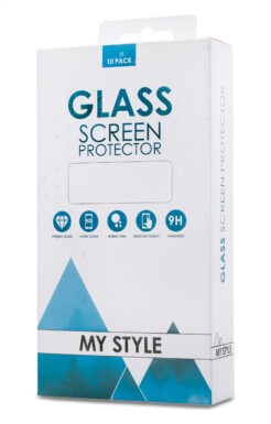 My Style Tempered Glass Screen Protector for Apple iPhone 15/16 Clear (10-Pack)