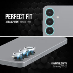 Striker Single Lens Glass Camera Protector - Transparent - Samsung Galaxy S25 5G