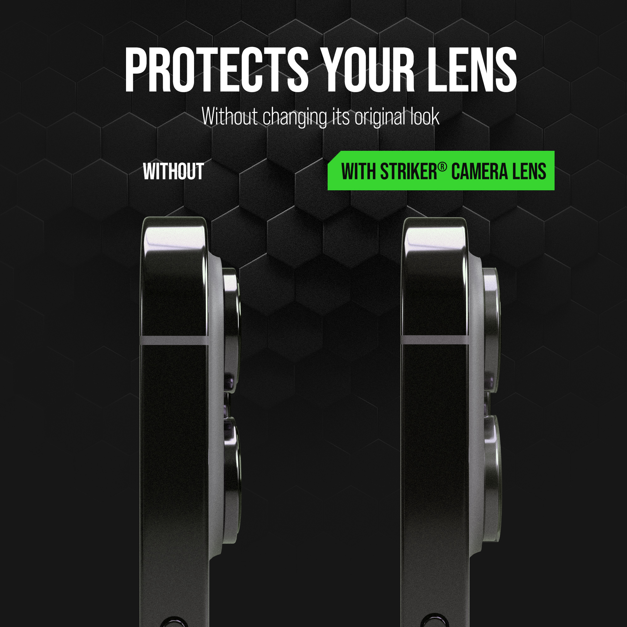 Striker Single Lens Glass Camera Protector - Transparent - Samsung Galaxy A36 5G/A56 5G - Afbeelding 3