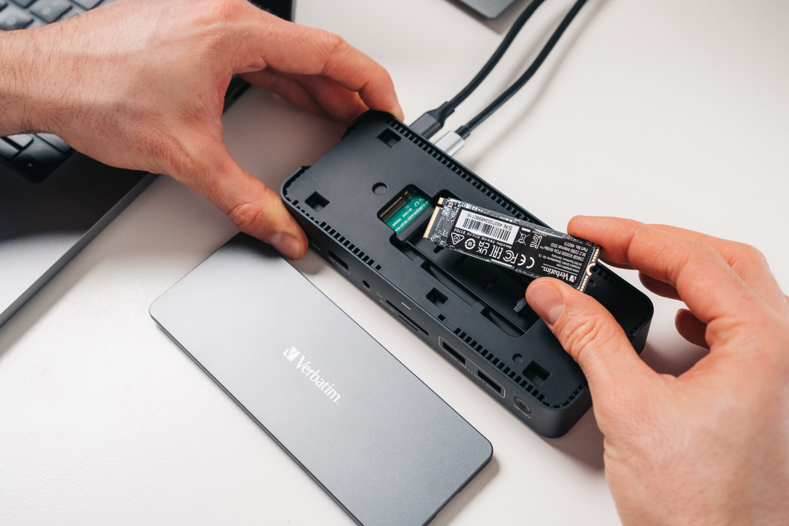 Verbatim USB-C Pro docking station CDS-15S: 15 poorten met SSD-sleuf - Afbeelding 9