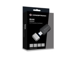 Conceptronic BIAN06B geheugenkaartlezer USB 3.2 Gen 1 (3.1 Gen 1) Type-A Zwart - Afbeelding 7