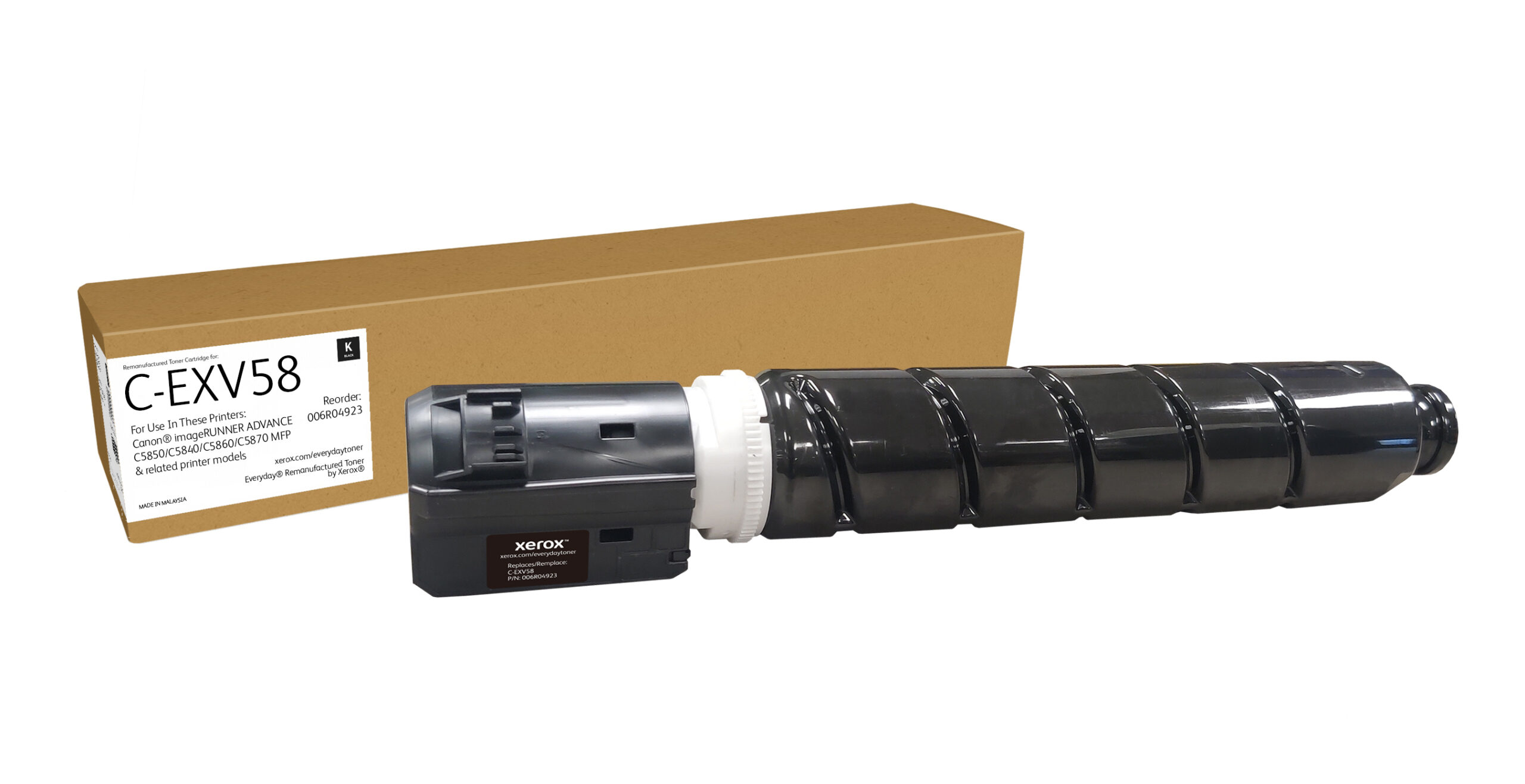 Everyday™ Zwart Remanufactured Toner van Xerox compatible met Canon C-EXV58 (3763C002AA), Standaard capaciteit - Afbeelding 2