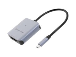 Conceptronic BIAN08G geheugenkaartlezer USB 3.2 Gen 2 Type-C Grijs